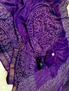 Kt 2114 Mul Cotton Silk Printed Bandhej Sarees